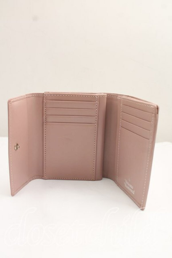 画像3: ヴィヴィアンウエストウッド 中古 / ヴィンテージウォーターオーブ折リ財布  ピンク  H-26-10-18-085-wa-OD-ZH (3)