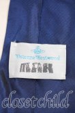 画像3: ヴィヴィアンウエストウッド MAN 中古 / エンブレム刺繍ネクタイ  青  H-26-10-18-087-gd-OD-ZH (3)