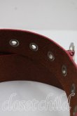 画像4: ヴィヴィアンウエストウッド 中古 / シグニチャーptベルト  赤ｘ白  H-26-10-18-102-gd-OD-ZH (4)