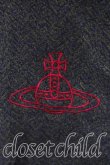 画像2: ヴィヴィアンウエストウッド 中古 / オーブ刺繍マフラー  緑  H-26-10-18-112-gd-OD-ZH (2)