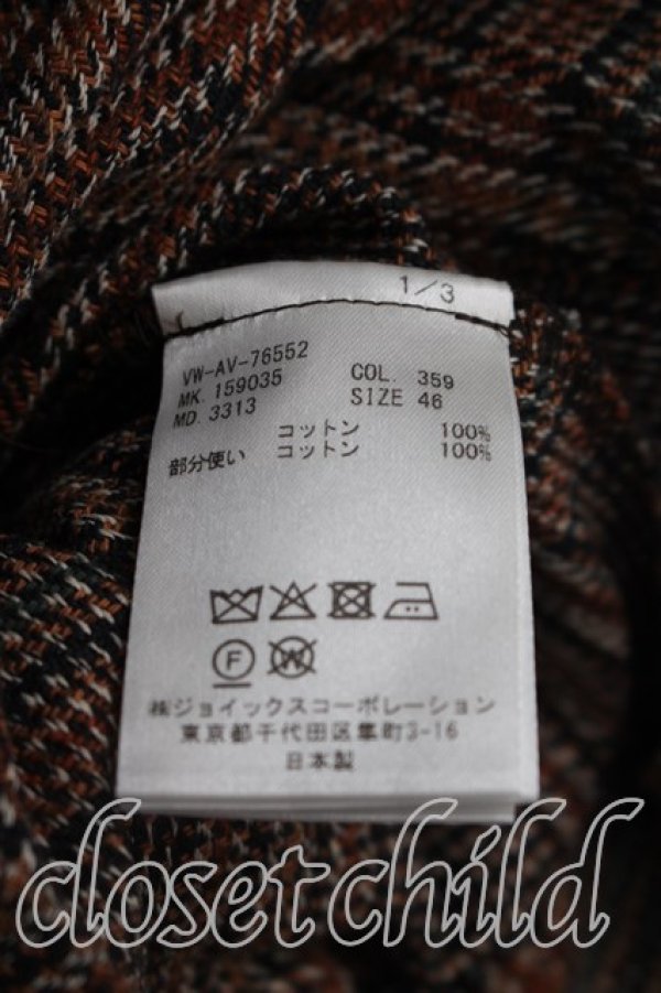 画像4: ヴィヴィアンウエストウッド MAN 中古 / タータンチェックパンツ 46（メンズM相当） 茶  H-26-10-18-011-pa-OD-ZH (4)