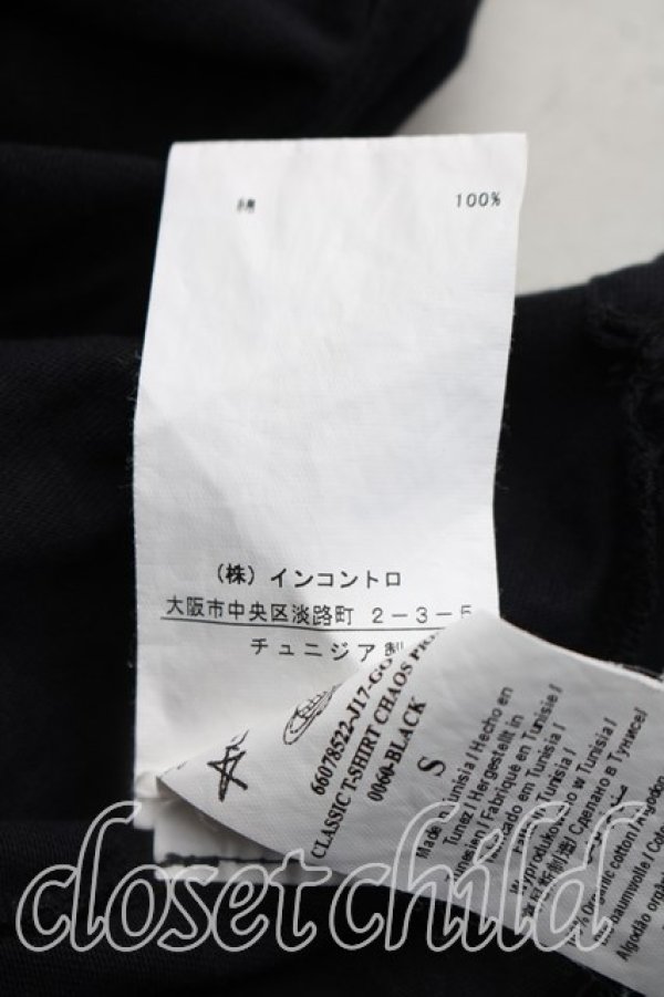 画像5: ANGLOMANIA 中古 / カオスptクラシックTシャツ S 黒  H-26-10-25-026-ts-OD-ZH (5)