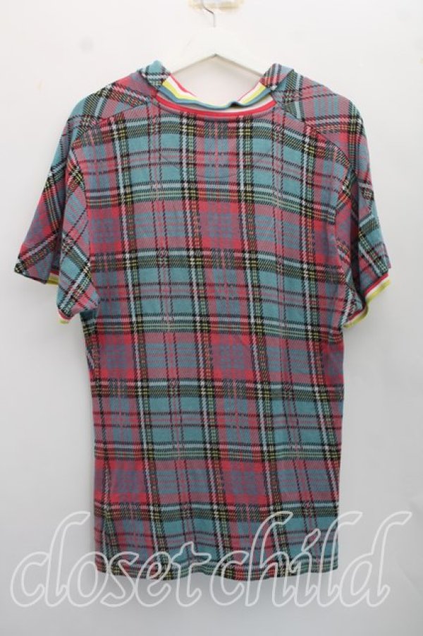 画像2: ヴィヴィアンウエストウッド MAN 中古 / STRIPPED STEFANO ポロ S マルチ  H-26-10-25-036-to-OD-ZH (2)