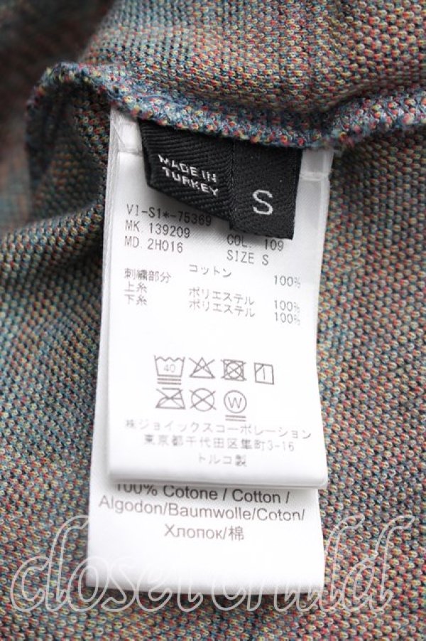 画像4: ヴィヴィアンウエストウッド MAN 中古 / STRIPPED STEFANO ポロ S マルチ  H-26-10-25-036-to-OD-ZH (4)