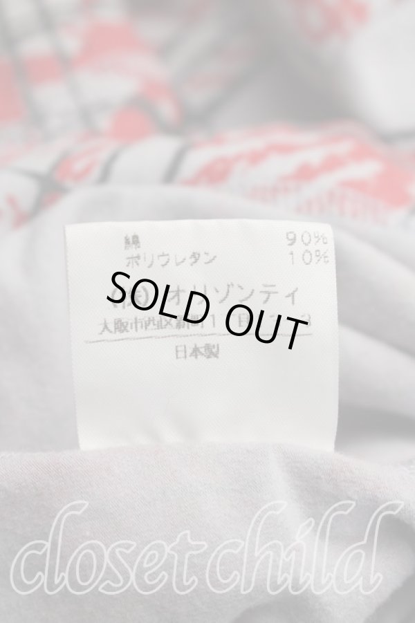 画像5: ヴィヴィアンウエストウッド 中古 / クレヨンチェックカットソー 3（11号相当） 灰ｘ赤  H-26-10-25-037-to-OD-ZH (5)