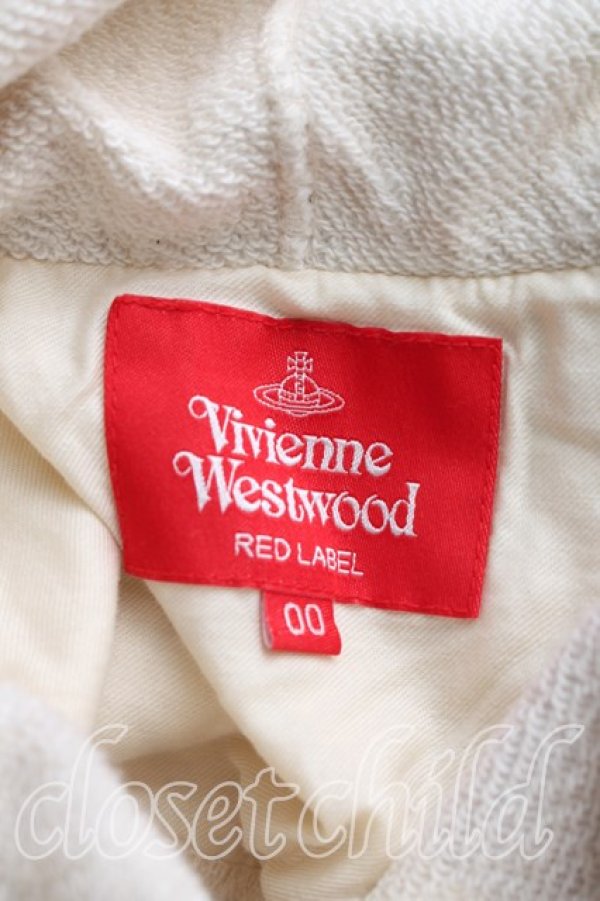 画像3: ヴィヴィアンウエストウッド 中古 / KITTY WITH WINE STAINS フード付スウェットワンピース 00（ワンサイズ） 灰  H-26-10-25-005-op-OD-ZH (3)