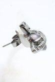 画像2: ヴィヴィアンウエストウッド 中古 / ディアマンテハートピアス  ガンメタ  H-26-10-25-055-er-OD-ZH (2)