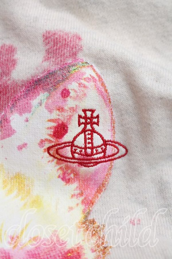 画像6: ヴィヴィアンウエストウッド 中古 / KITTY WITH WINE STAINS フード付スウェットワンピース 00（ワンサイズ） 灰  H-26-10-25-005-op-OD-ZH (6)