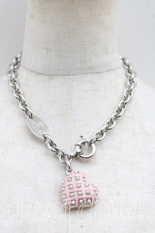 画像7: ヴィヴィアンウエストウッド 中古 / Valentines Heart ロケットネックレス  シルバー  H-26-10-25-059-nl-OD-ZH (7)