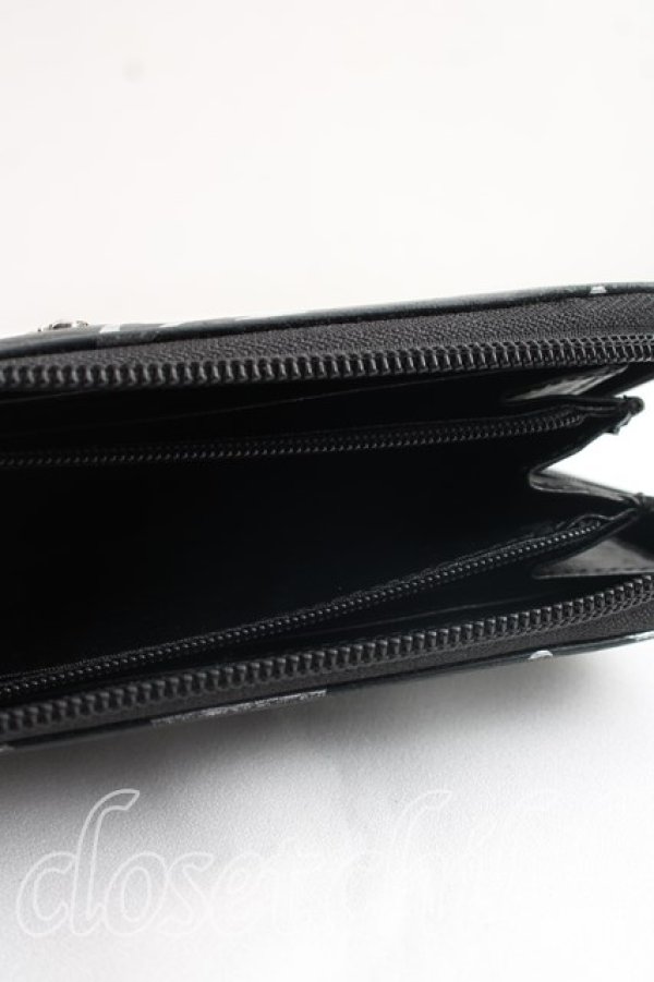 画像4: ヴィヴィアンウエストウッド 中古 / ロゴプリント長財布  黒  H-26-10-25-062-wa-OD-ZH (4)