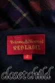 画像3: ヴィヴィアンウエストウッド 中古 / タータンチェック切替ワンピース 2（9号相当） 茶  H-26-10-25-006-op-OD-ZH (3)