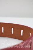 画像3: ヴィヴィアンウエストウッド 中古 / レザーベルト  赤  H-26-10-25-068-gd-OD-ZH (3)