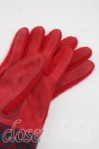画像2: ヴィヴィアンウエストウッド 中古 / スエード手袋  赤  H-26-10-25-069-gd-OD-ZH (2)