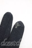 画像2: ヴィヴィアンウエストウッド 中古 / オーブ型押シ手袋  黒  H-26-10-25-089-gd-OD-ZH (2)