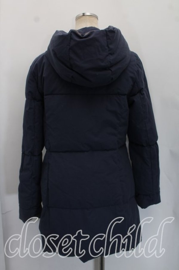 画像4: ヴィヴィアンウエストウッド 中古 / グラフチェックリバーシブルダウンコート 3（11号相当） 紺  H-26-10-25-009-co-OD-ZH (4)