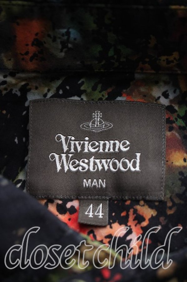 画像3: ヴィヴィアンウエストウッド MAN 中古 / ブリューゲルシャツ 44（メンズS相当） 緑  H-26-10-25-014-bl-OD-ZH (3)