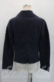 画像2: ANGLOMANIA 中古 / コットンショートジャケット 38（M相当） 紺  H-26-10-25-002-jc-OD-ZH (2)