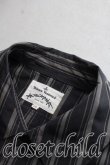 画像6: ANGLOMANIA 中古 / ストライプシャツワンピース 38（M相当） カーキｘ灰  H-26-10-25-015-bl-OD-ZH (6)