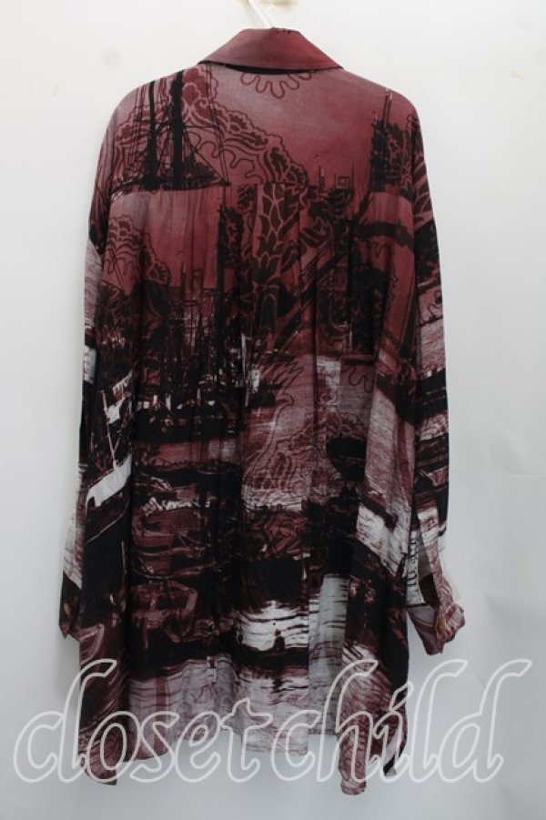 画像2: ヴィヴィアンウエストウッド 中古 / LONDON BRIDGE クロークシャツ 00（ワンサイズ） 灰  H-26-10-25-017-bl-OD-ZH (2)