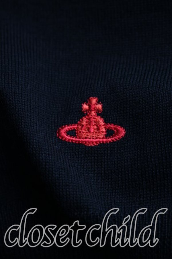 画像6: ヴィヴィアンウエストウッド 中古 / 単色オーブ刺繍カーディガン 1（7号相当） 黒  H-26-11-01-025-to-OD-ZH (6)