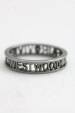 画像2: ヴィヴィアンウエストウッド 中古 / WESTMINSTERリング M(12号相当) ガンメタ  H-26-11-01-038-rg-OD-ZH (2)