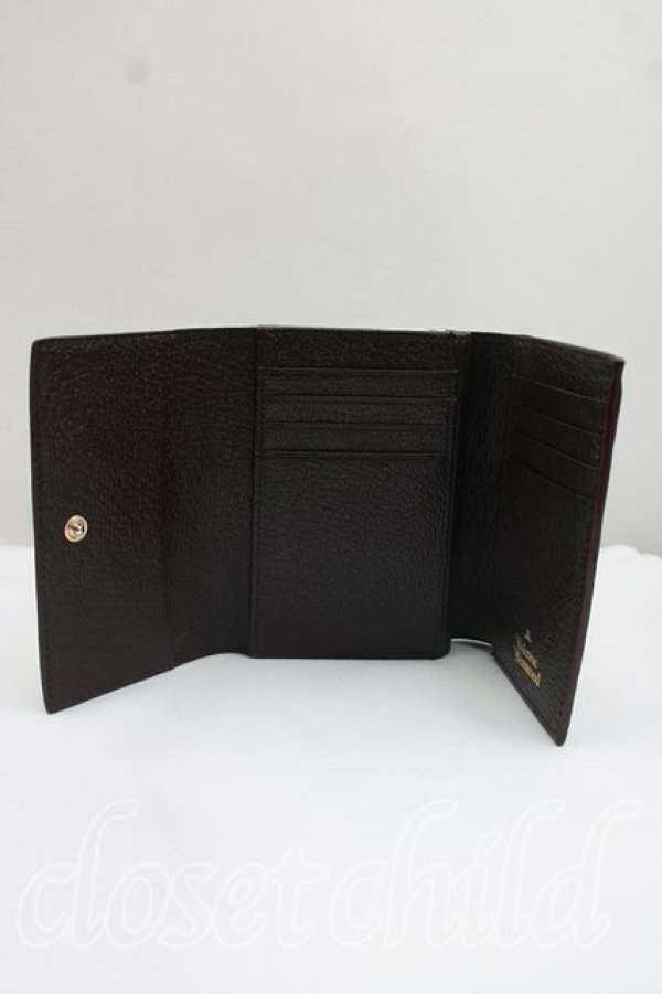 画像3: ヴィヴィアンウエストウッド 中古 / エグゼクティブ折リ財布  茶  H-26-11-01-061-wa-OD-ZH (3)