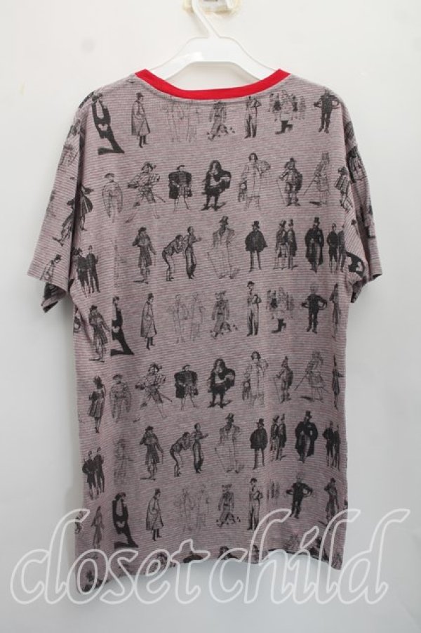 画像2: ヴィヴィアンウエストウッド MAN 中古 / エボリューションオブマンクラシックTシャツ S 赤  H-26-11-01-069-ts-OD-ZH (2)