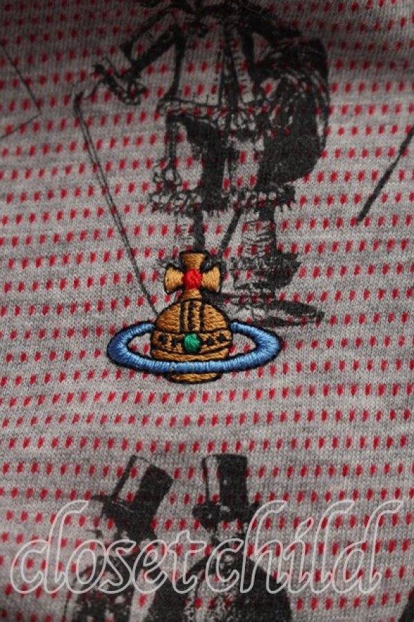 画像5: ヴィヴィアンウエストウッド MAN 中古 / エボリューションオブマンクラシックTシャツ S 赤  H-26-11-01-069-ts-OD-ZH (5)