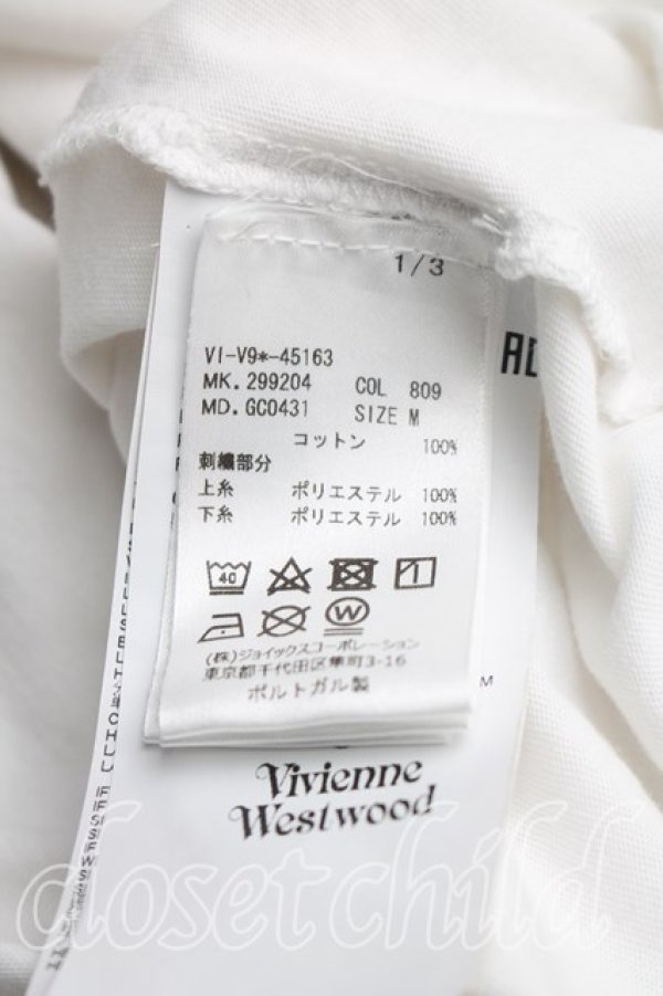 画像4: ヴィヴィアンウエストウッド 中古 / Endangered　Tシャツ M 白  H-26-11-01-070-ts-OD-ZH (4)