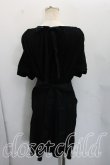 画像2: ヴィヴィアンウエストウッド 中古 / ギャザーカットソーワンピ 2（9号相当） 黒  H-26-11-01-007-op-OD-ZH (2)