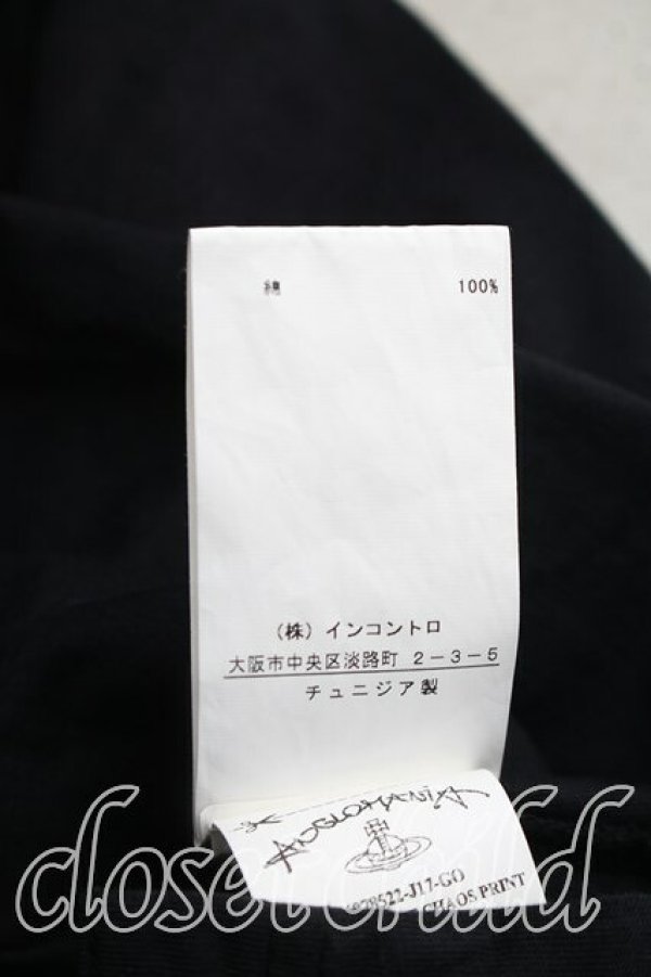 画像5: ANGLOMANIA 中古 / CHAOSプリントTシャツ XS 黒  H-26-11-01-015-ts-OD-ZH (5)