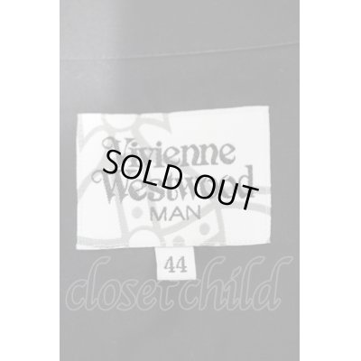 画像3: 【SALE】【28%OFF】【USED】Vivienne Westwood MAN / 単色オーブ刺繍シャツ ヴィヴィアンウエストウッド ビビアン 【中古】 I-23-09-30-001-bl-HD-ZI