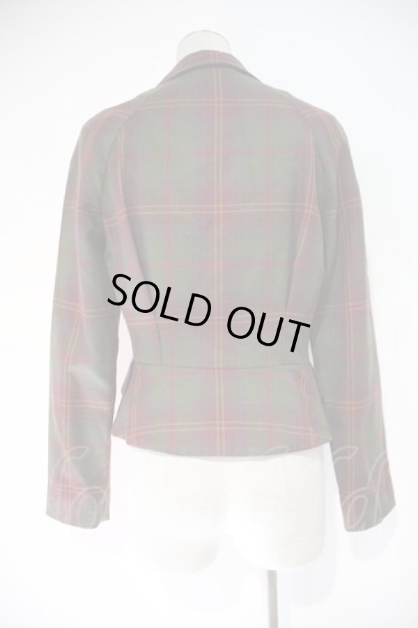 画像2: ヴィヴィアンウエストウッド 中古 / タータンチェックジャケット   I-23-10-13-003-jc-HD-ZI (2)