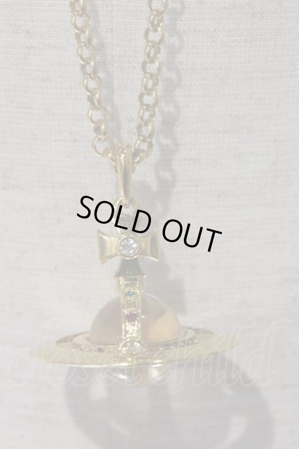 画像2: ヴィヴィアンウエストウッド 中古 / スモールオーブネックレス   I-23-10-13-008-gd-HD-ZI (2)