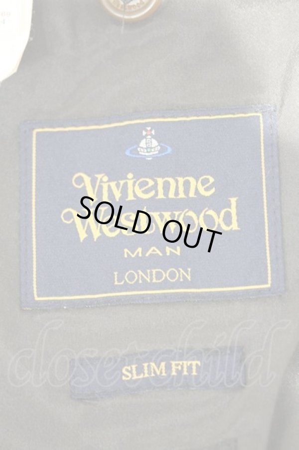 画像3: ヴィヴィアンウエストウッド MAN 中古 / チェックセットアップ    44 ブラウンチェック  I-23-10-25-001-su-HD-ZI (3)