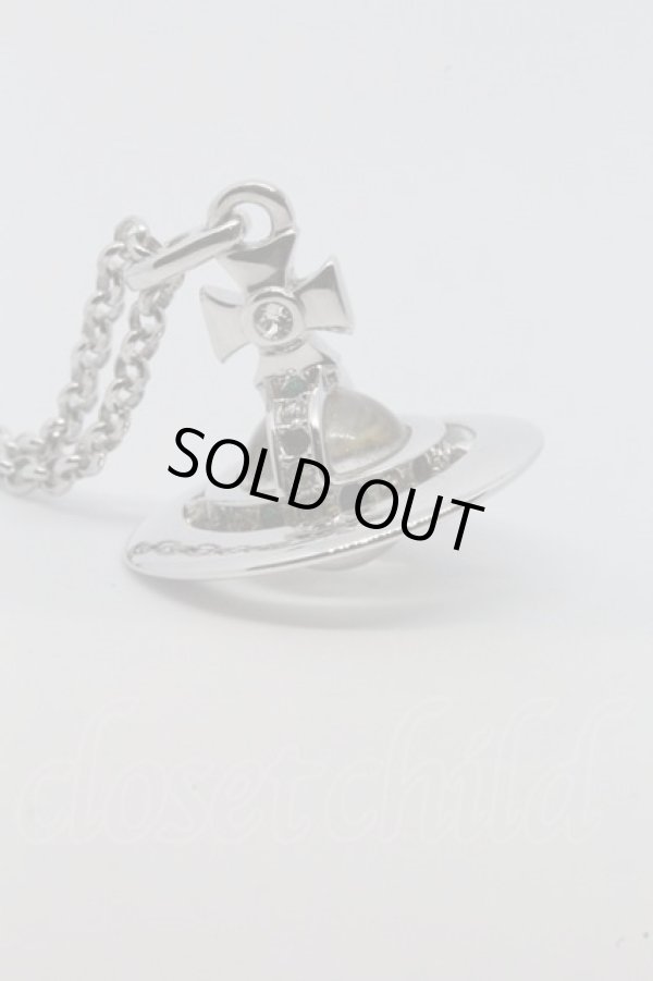 画像2: ヴィヴィアンウエストウッド 中古 / ACC/タイニーオーブネックレス   シルバー  I-23-11-25-020-ac-HD-ZI (2)