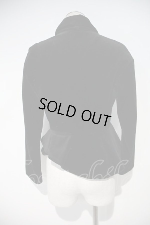 画像2: ヴィヴィアンウエストウッド 中古 / 別珍ウェンディージャケット    2 黒  I-23-12-26-036-jc-HD-ZI (2)