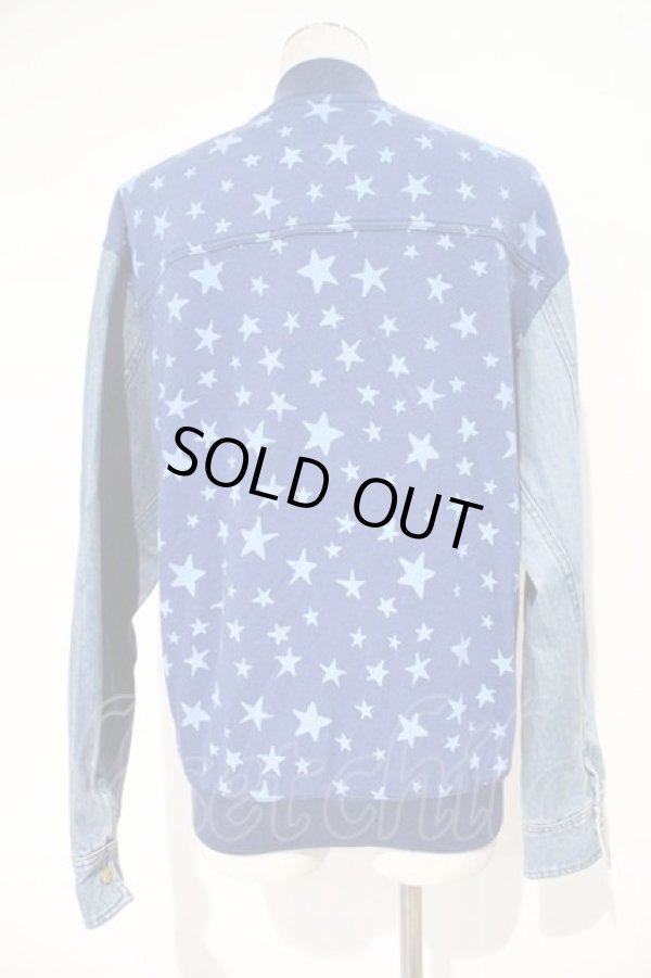 画像2: ヴィヴィアンウエストウッド 中古 / バーシティジャケット    S 青  I-24-01-24-009-jc-HD-ZH (2)