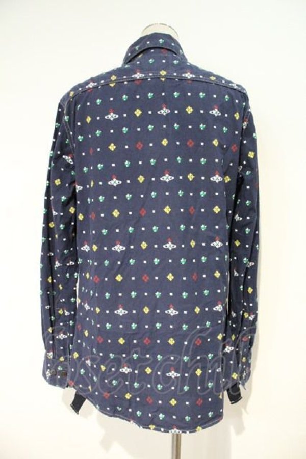 画像2: ANGLOMANIA 中古 / アスレチックシャツ    S 青  I-24-01-24-011-bl-HD-ZI (2)