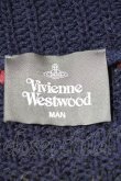 画像3: ヴィヴィアンウエストウッド MAN 中古 / SPECIAL KNITガウン   グリーンXネイビーxブラウン  I-24-02-09-029-co-HD-ZI (3)