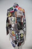 画像2: ヴィヴィアンウエストウッド MAN 中古 / MOODBOARD PRINTリーザシャツ   白  I-24-02-09-006-bl-HD-ZI (2)