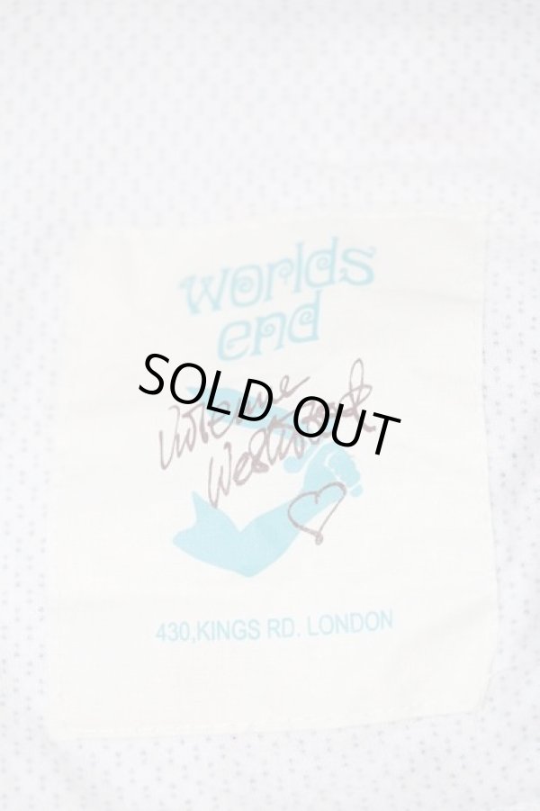 画像3: ヴィヴィアンウエストウッド 中古 / TOPS?スクイグル変形c/s   白X赤X青  I-24-02-09-022-to-HD-ZH (3)