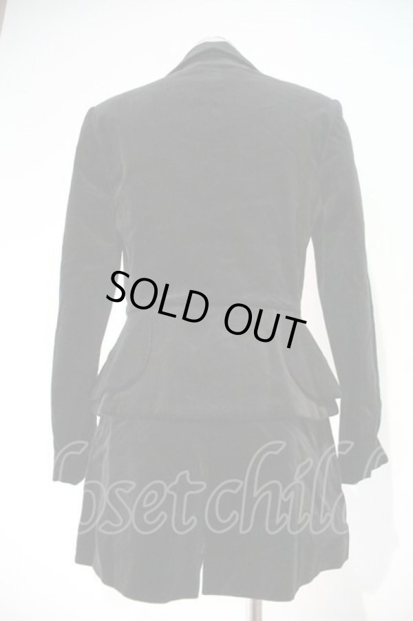 画像2: ヴィヴィアンウエストウッド 中古 / SU/別珍ベッティーナセットアップ 2 黒  I-24-02-17-013-jc-HD-ZI (2)