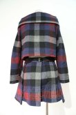 画像2: ヴィヴィアンウエストウッド 中古 / チェックジャケット&スカートセットアップ 2 ボルドーXネイビーチェック  I-24-02-17-014-su-HD-ZI (2)