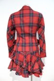 画像2: ヴィヴィアンウエストウッド 中古 / SETタータンチェックセットアップ 2 赤チェック  I-24-02-17-002-jc-HD-ZI (2)