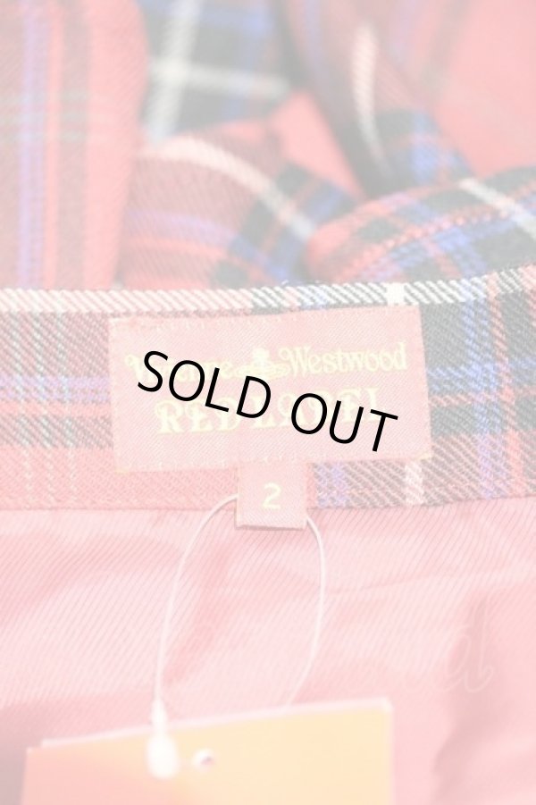 画像3: ヴィヴィアンウエストウッド 中古 / SETタータンチェックセットアップ 2 赤チェック  I-24-02-17-002-jc-HD-ZI (3)