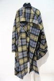 画像2: ヴィヴィアンウエストウッド MAN 中古 / ケープコート  ブルーチェック  I-24-02-17-021-co-HD-ZI (2)