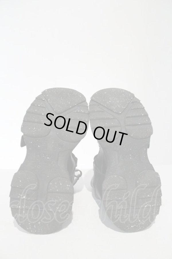 画像4: ヴィヴィアンウエストウッド 中古 / ROMPER 厚底 サンダル 40 黒  I-24-03-07-047-sh-HD-ZI (4)