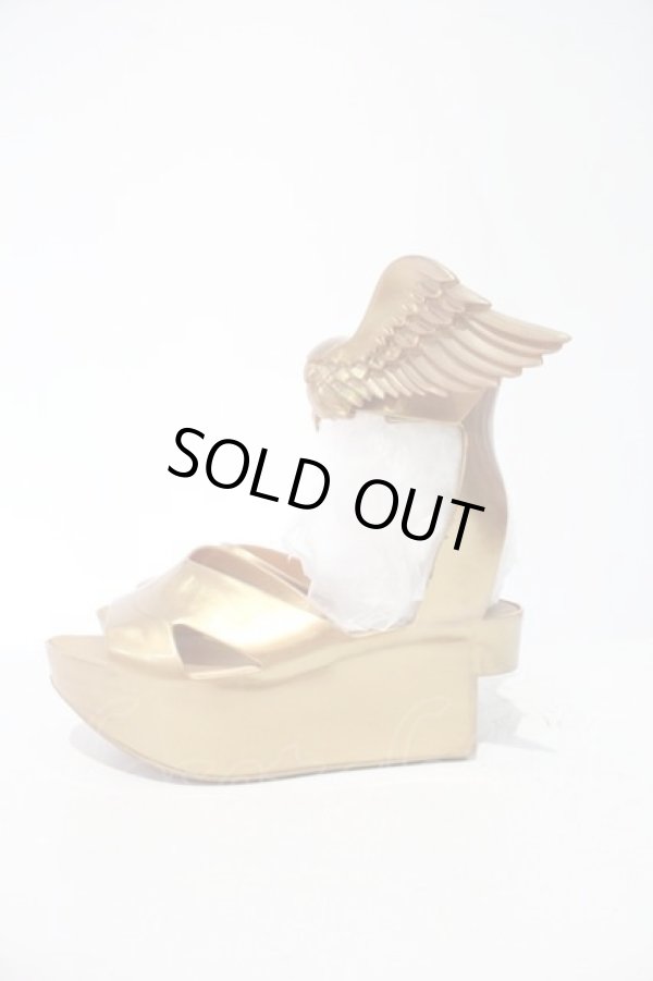 画像2: ヴィヴィアンウエストウッド 中古 /  wingシューズ 24cm ゴールド  I-24-03-07-050-ac-HD-ZH (2)