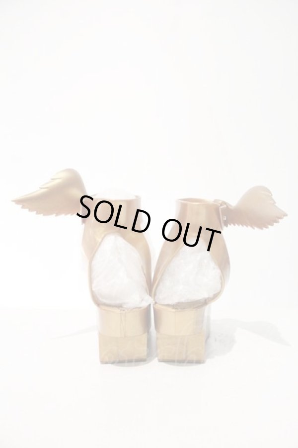 画像3: ヴィヴィアンウエストウッド 中古 /  wingシューズ 24cm ゴールド  I-24-03-07-050-ac-HD-ZH (3)